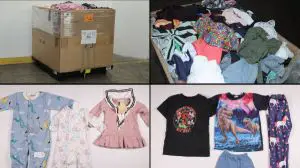 Assorted As-Is Unmanifested Clothing Pallets